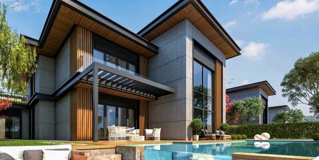 Prestigious Villas in Brand Vadi Project with Sea and Lake View in Buyukcekmece İstanbul