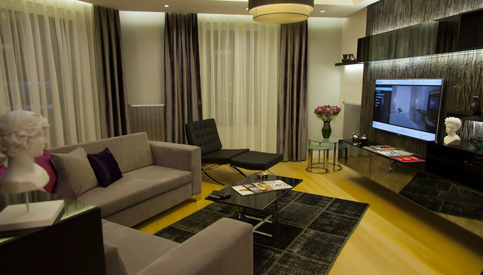 Rental guaranteed Hotel Apartments for Sale in The Leos Residence at Besiktas with Outstanding Amentienes