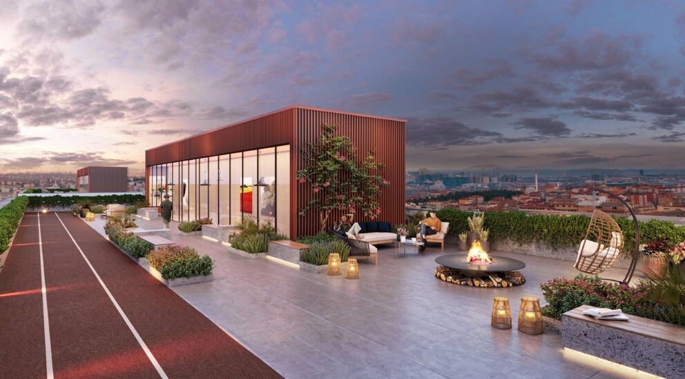 Hotel Apartments in Dosso Dossi Residence with Great amenities in Kucukcekmece Istanbul for Sale