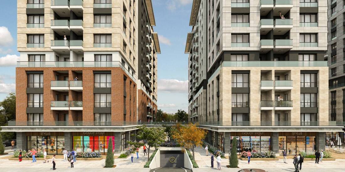 Luxurious Apartments for Sale in Mega Garden Park in Zeytinburnu