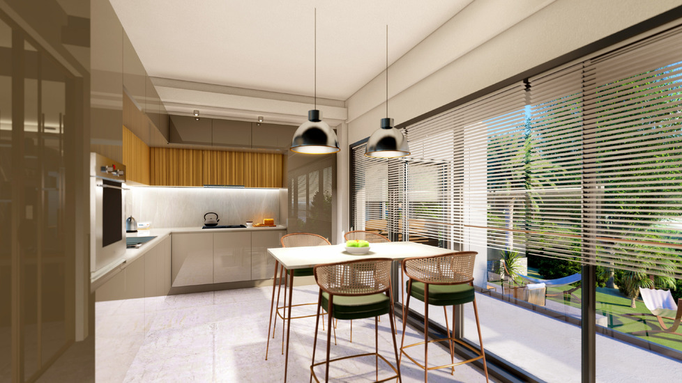 فيللات رائعة للبيع في مسك جاردن اسطنبول مع مسبح