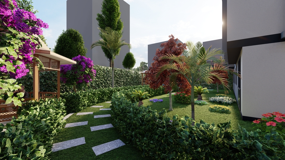 شقق للبيع بإطلالة على البحيرة في كوتشوك شكمجه - مشروع بلو جاردن 2