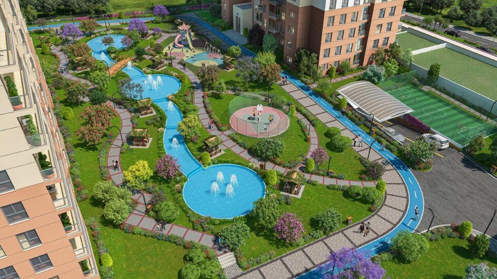 Bizim Evler 9 Project - Apartments and shops for sale in Istanbul