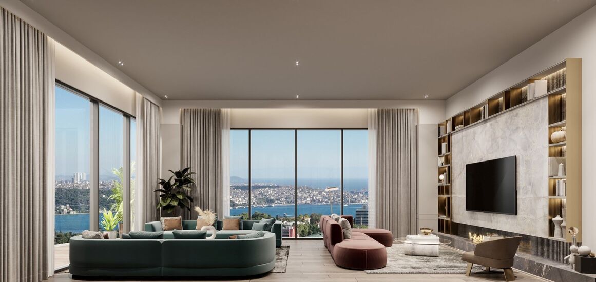 Bosphorus view Apartment for Sale- Barbaros 48 project