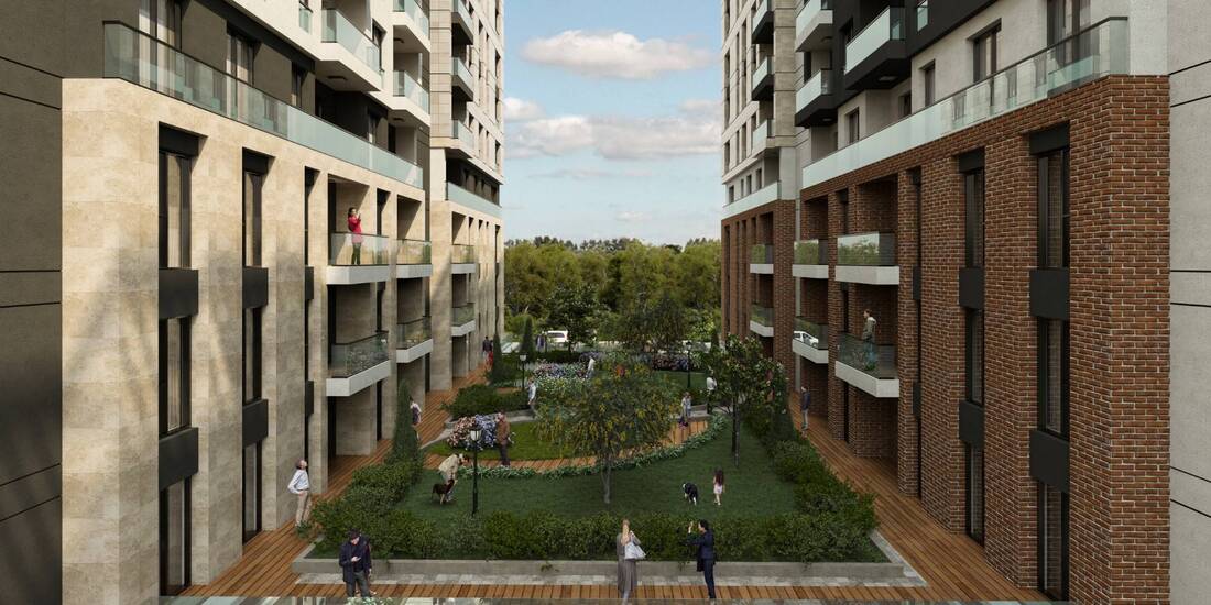 Luxurious Apartments for Sale in Mega Garden Park in Zeytinburnu