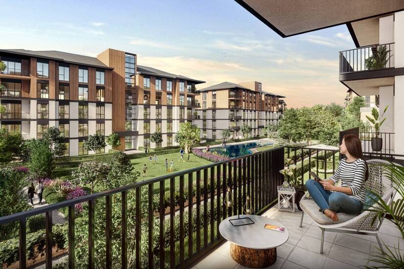 Family Oriented Apartments for Sale in Luxera Nevbahar in Basaksehir