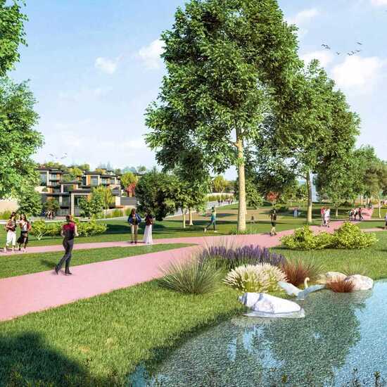 Prestigious Villas in Brand Vadi Project with Sea and Lake View in Buyukcekmece İstanbul