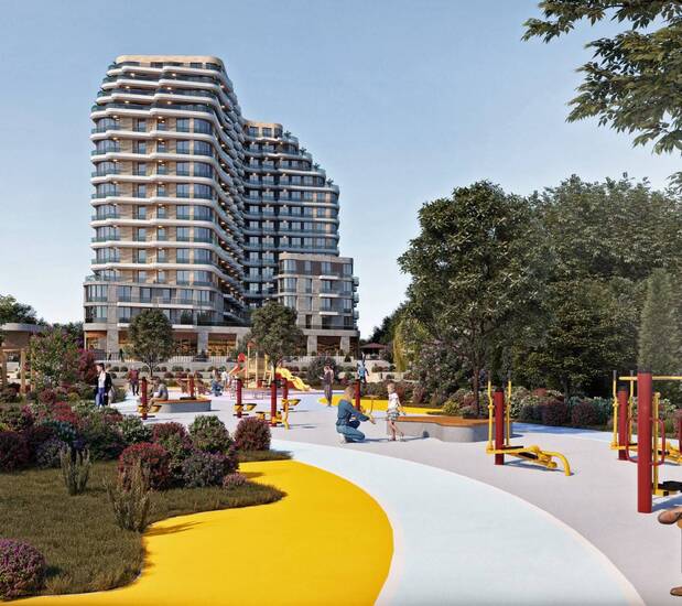 Deluxe Apartments for Sale in Favorist Panorama flamingo at Buyukcekmece Istanbul 