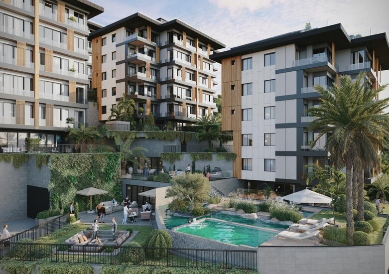  شقق للبيع في مشروع ذي فايف سيزون اسطنبول