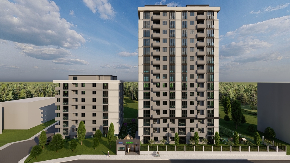 شقق للبيع بإطلالة على البحيرة في كوتشوك شكمجه - مشروع بلو جاردن 2