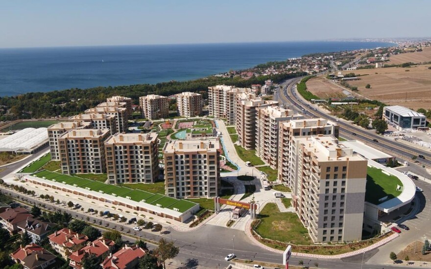 Ready Apartments for Sale in Bizim Evler Guzelce at Istanbul
