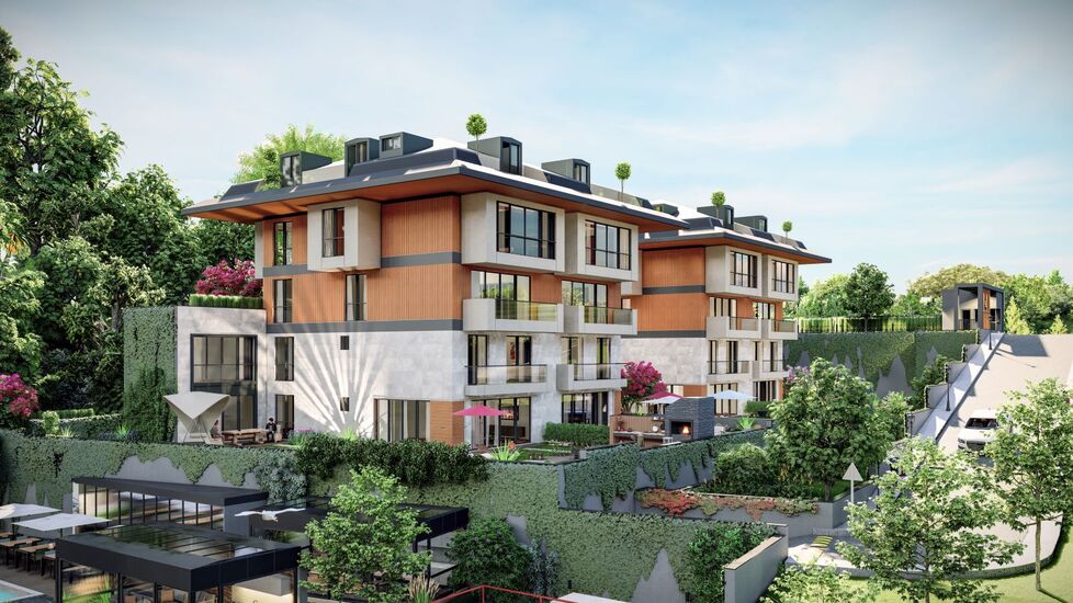Apartments for Sale in A’la saklibahce with breathtaking views