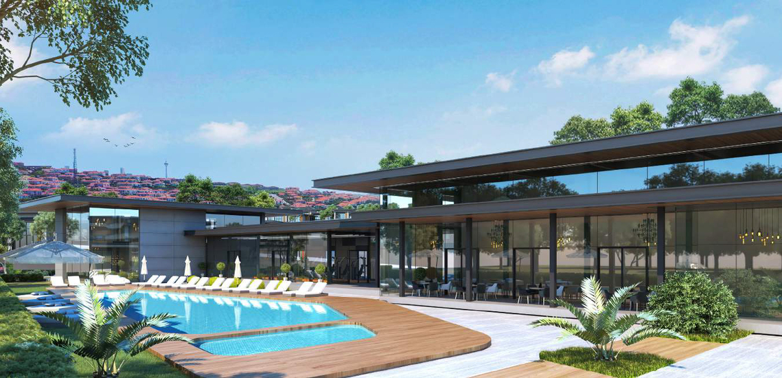 Prestigious Villas in Brand Vadi Project with Sea and Lake View in Buyukcekmece İstanbul