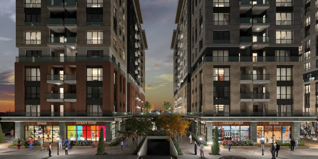 Luxurious Apartments for Sale in Mega Garden Park in Zeytinburnu