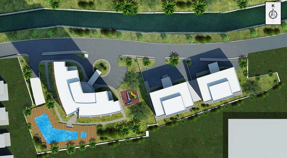 Islands View Apartments for Sale in Deluxia Park Residence at Kartal Istanbul