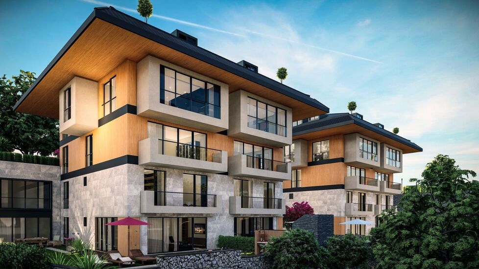 Apartments for Sale in A’la saklibahce with breathtaking views