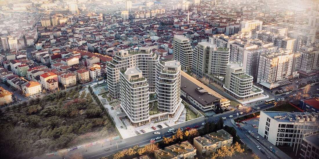 Glamorous Apartments for Sale in BRAND ATAKENT Istanbul with title deed and suitable for Turkish Citizenship