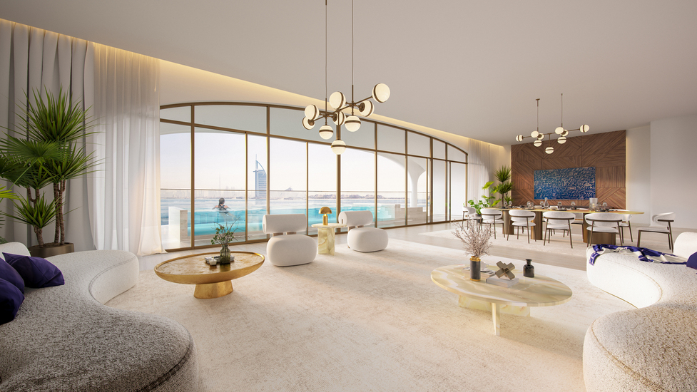 Waterfront Tower Ocean House by Ellington Properties at the Palm Jumeirah.
