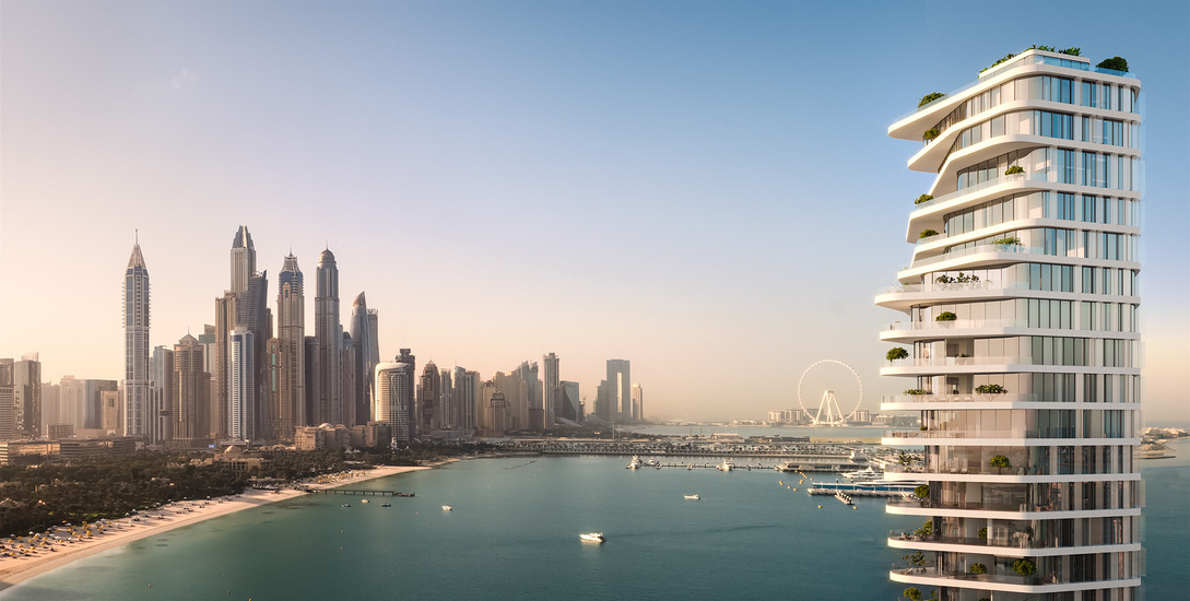 Sleek tower in Ava by Omniyat at Palm Jumeriah