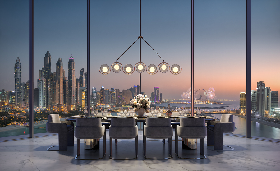 Sleek tower in Ava by Omniyat at Palm Jumeriah