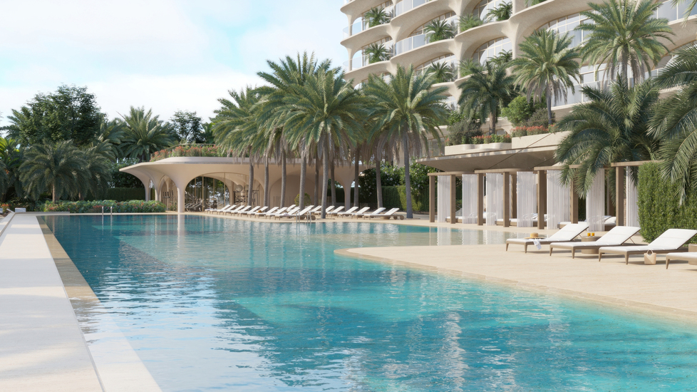 Waterfront Tower Ocean House by Ellington Properties at the Palm Jumeirah.