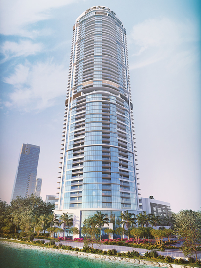 Waterfront apartment in Attractive Tower Harbour Lights by Damac Properties in Dubai Maritime City for sale