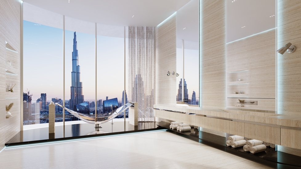 Apartment for sale in Mercedes-Benz Places Tower in Downtown Dubai by Binghatti with Burj Khalifa view