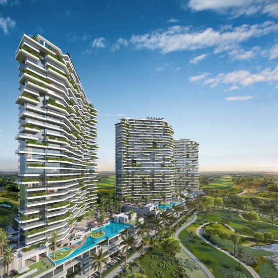 Glorious apartments & Townhouses in the Golf Greens Project by Damac in Dubai 