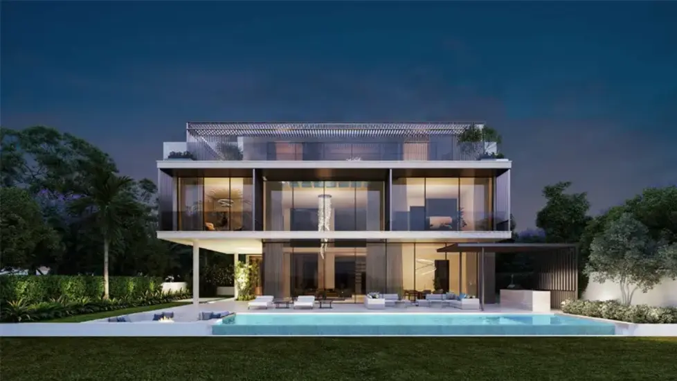 فلل رائعة ضمن مشروع يوتوبيا من داماك العقارية في داماك هيلز، تتميز بحوض سباحة فريد  فناء خلابة.