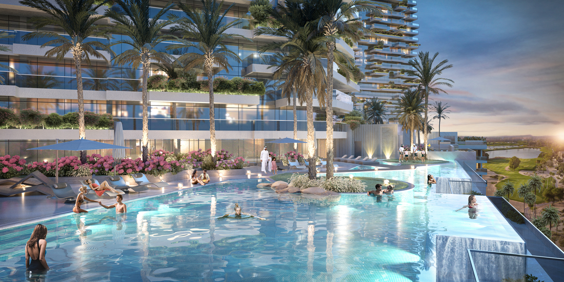 Glorious apartments & Townhouses in the Golf Greens Project by Damac in Dubai 