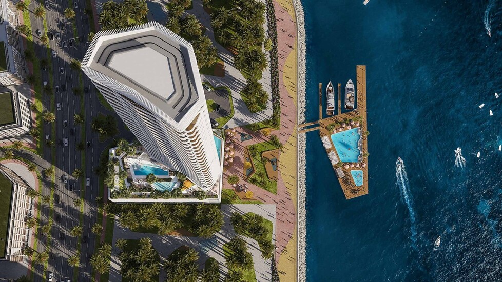 شقق فاخرة على الواجهة البحريّة، مع إطلالات مذهلة على الخليج العربي، في مشروع كورال ريف من شركة داماك في دبي