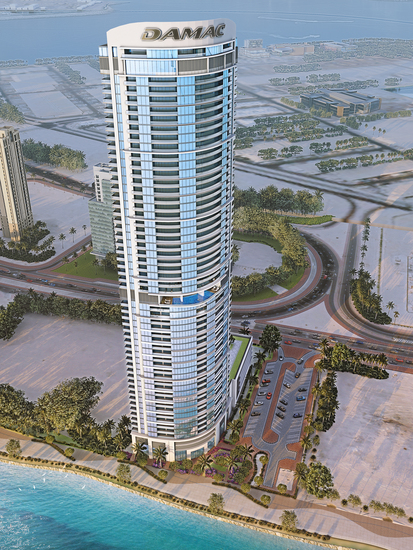 Waterfront apartment in Attractive Tower Harbour Lights by Damac Properties in Dubai Maritime City for sale